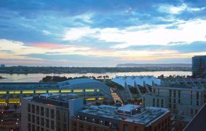 a view of a city with a river and buildings at Courtyard by Marriott San Diego Downtown Little Italy in San Diego