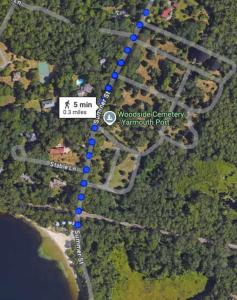 Naturlandskabet i nærheden af feriehuset