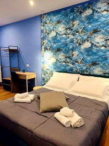 Giường trong phòng chung tại Marilù Accoglienza del Sud