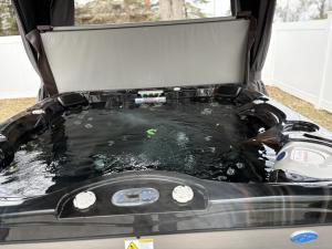 a car trunk with a hot tub in it at St, Louis Retreat with Game Room & Yard home in Mattese