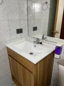 Koupelna v ubytování cabañas walls 1 + 5 fotografií