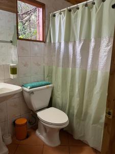 Koupelna v ubytování cabañas walls 1