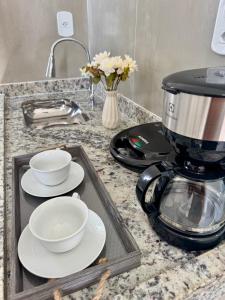 Kuchyň nebo kuchyňský kout v ubytování Pousada Oito Mares