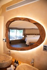 Et opholdsområde på LJs Chichikan Eco Luxury Retreat