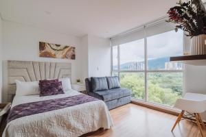 Postel nebo postele na pokoji v ubytování Luxury apartment 1 A club house + 26 fotografií