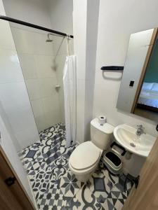 Koupelna v ubytování Awa House Hotel + 44 fotografií