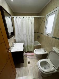 Phòng tắm tại Veni a relajarte