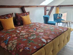 Postel nebo postele na pokoji v ubytování Holiday apartment with 1 bedroom