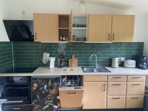 Η κουζίνα ή μικρή κουζίνα στο Little Green Basedow +34 φωτογραφίες