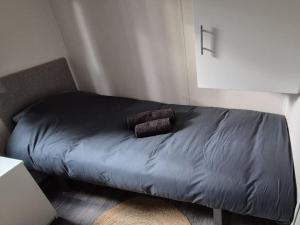 En eller flere senge i et værelse på The Veluwse Forest Cottage + 23 billeder