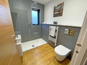 Ένα μπάνιο στο Riverview Lodge