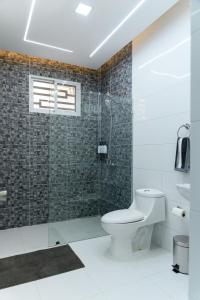 Koupelna v ubytování Jare Residence