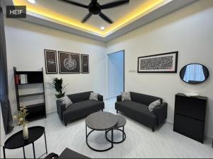 Et opholdsområde på Maryam Homestay D' Bachok