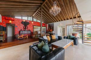 Posezení v ubytování GLAMDAY VILLA OKINAWA NAKAMURATEI