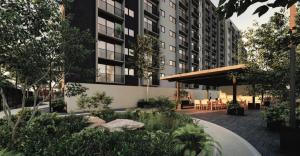 En have udenfor Depto nuevo cerca de H. Civil Viejo con A/C