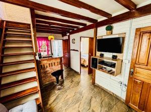 Køkken eller tekøkken på APARTAMENTO MINCA SUITE In