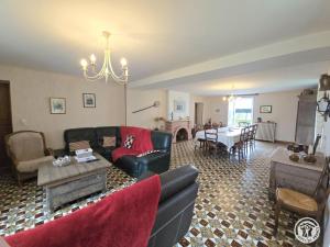 Χώρος καθιστικού στο Grande maison avec piscine privée, parking et animaux acceptés - FR-1-616-505