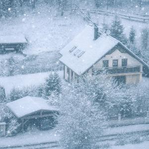 Sluneční stráň - dům pro 9 osob om vinteren
