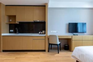 Køkken eller tekøkken på Starway Hotel Suzhou Shishan Road High-Tech Plaza