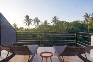 Balkón nebo terasa v ubytování Aura Koh Tao