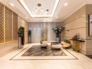 Χώρος καθιστικού στο Borrman Hotel Beihai Avenue High-speed Railway Station