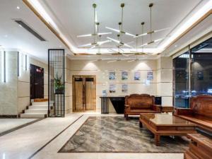 Χώρος καθιστικού στο Borrman Hotel Beihai Avenue High-speed Railway Station
