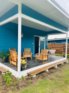 Patio nebo venkovní prostory v ubytování Hina Lodge - Bungalow Hina