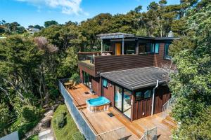 Το κτήριο όπου στεγάζεται  η παραθεριστική κατοικία