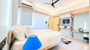 Kuchyň nebo kuchyňský kout v ubytování Hotel Nova Wave