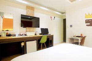 Køkken eller tekøkken på Jeonju Jawoori Hotel