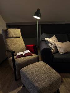 Χώρος καθιστικού στο Penthouse in Kohila