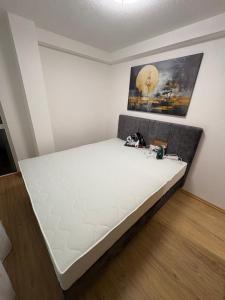 Cama en habitación con colchón blanco en SkyLux Vlašić, en Šišava