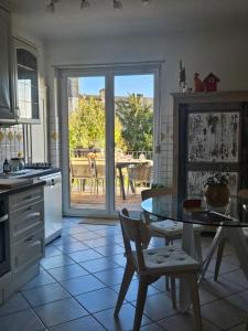 Η κουζίνα ή μικρή κουζίνα στο Sarre-Ulysse Refined apartment in Sarreguemines +2 φωτογραφίες