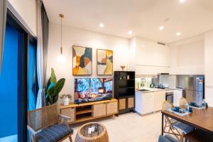 Kuchyň nebo kuchyňský kout v ubytování Harmony Luxury Suites At Lucentia Bukit Bintang City Center