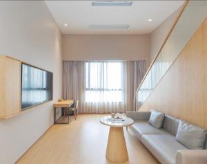 Χώρος καθιστικού στο JI Hotel Shanghai Zhongshan Park