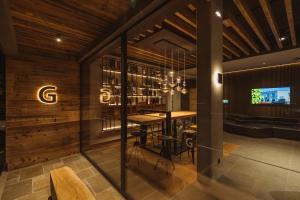 TV a/nebo společenská místnost v ubytování Hotel Grof