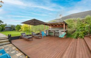 Vista general de una montaña o vista desde la casa vacacional