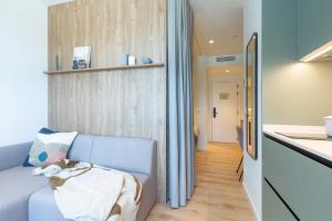 Postel nebo postele na pokoji v ubytování Be Casa Barakaldo