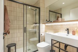 Koupelna v ubytování Be Casa Barakaldo