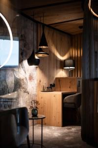 Η κουζίνα ή μικρή κουζίνα στο DER MESNERWIRT - 4 Superior - Meraner Land