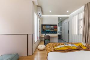 Nhà bếp/bếp nhỏ tại 尚品原宿海景 厦门大学双子塔店