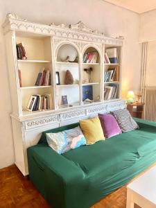 Biblioteca en la casa de huéspedes