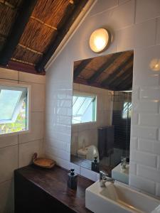 Koupelna v ubytování Meyerhof