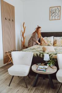 Χώρος καθιστικού στο Bed & Breakfast Het Vinkenest Nijverdal