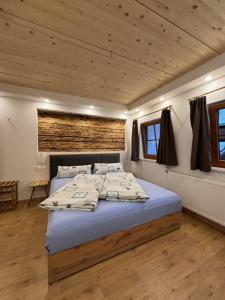 Postel nebo postele na pokoji v ubytování Schliederlerhof