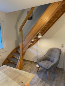 Posezení v ubytování Ferienglück - 100 m zum Strand - Garten & Privatterrasse - Hund willkommen