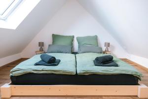 Postel nebo postele na pokoji v ubytování City Apartment