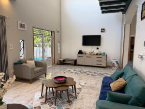 Khu vực ghế ngồi tại Sylvie guest house