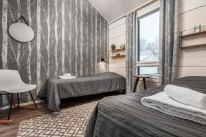 Ένα ή περισσότερα κρεβάτια σε δωμάτιο στο Villa Lucky Live by Hilla Villas