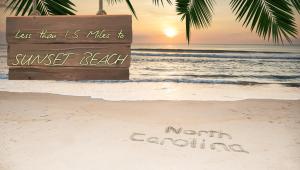 Naturlandskabet i nærheden af feriehuset